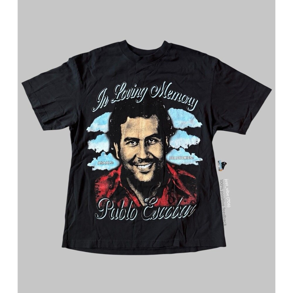 Asaali Deadhomie$ In Loving Memory T-Shirt Tee Men’s Large NWOT